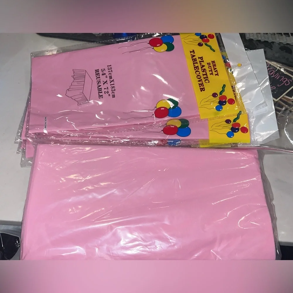 Pink Party Supplies Set baby shower